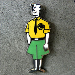 Perso vert jaune